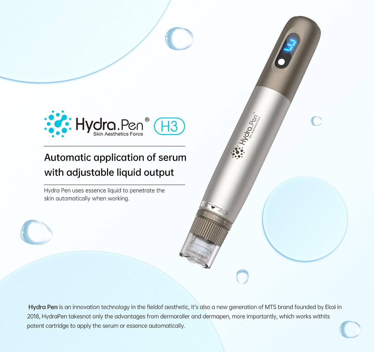 Dr. Pen HydraPen H3 Serum Microneedling Pen - Image 3
